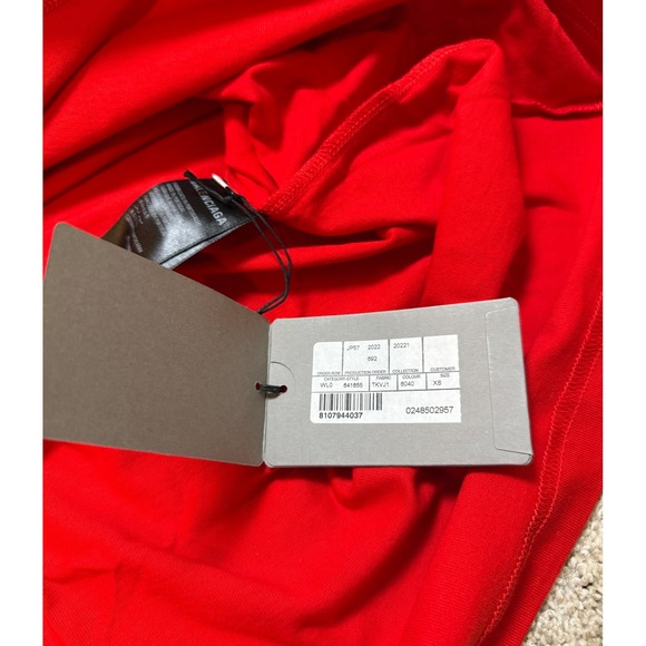 Balenciaga Political Campaign Logo T-Shirt Red Fits Size M - Picture 6 of 6